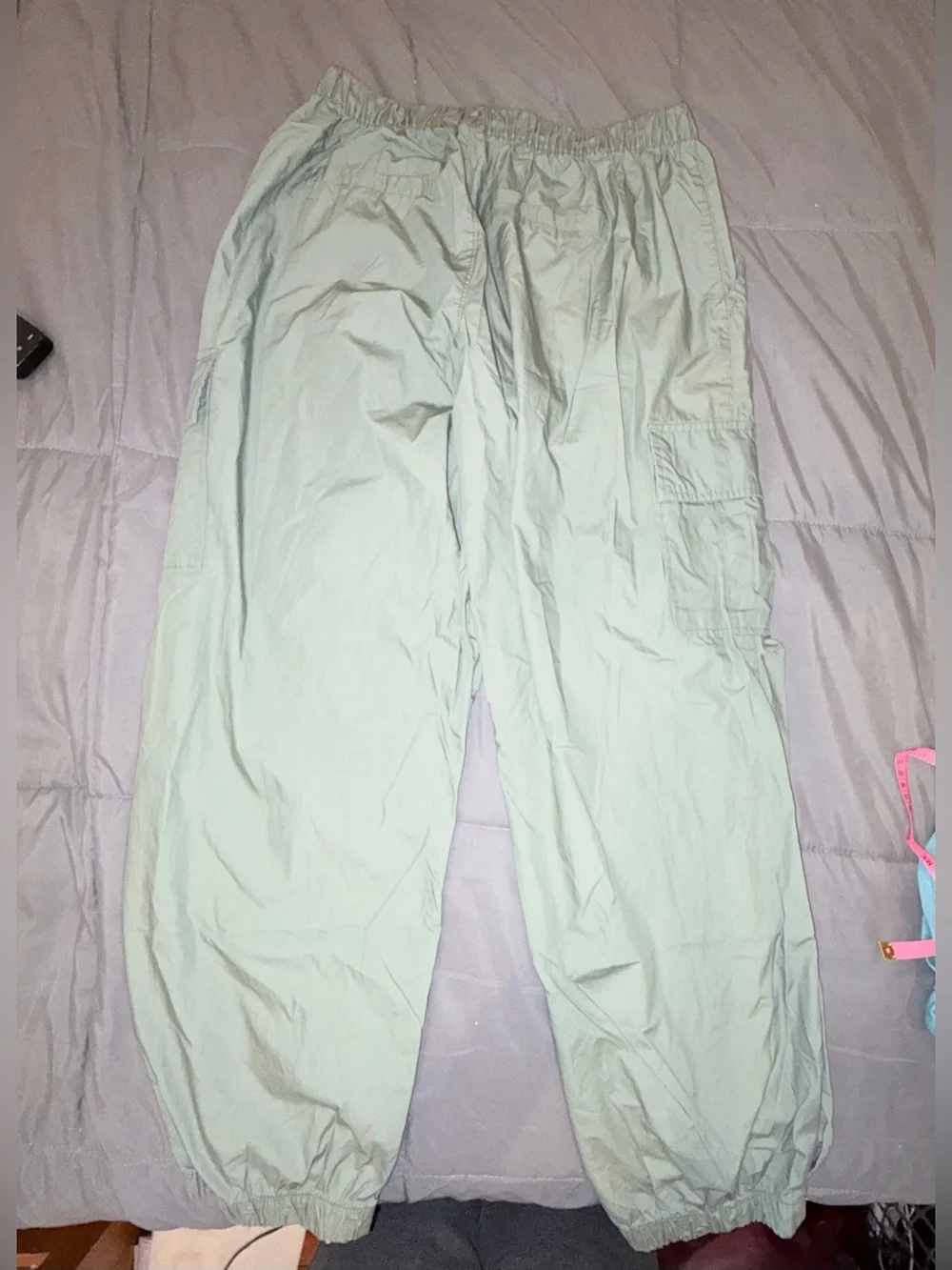 NWT Gap Kids Sage Green Cargo Jogger Pants XXXL (18-20) Drawstring